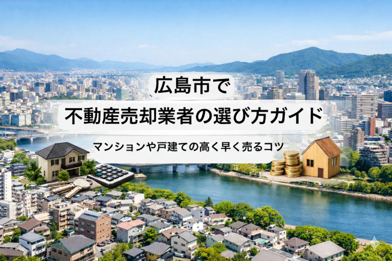 広島市で不動産売却の基礎と成功事例｜不動産を高く売るコツ