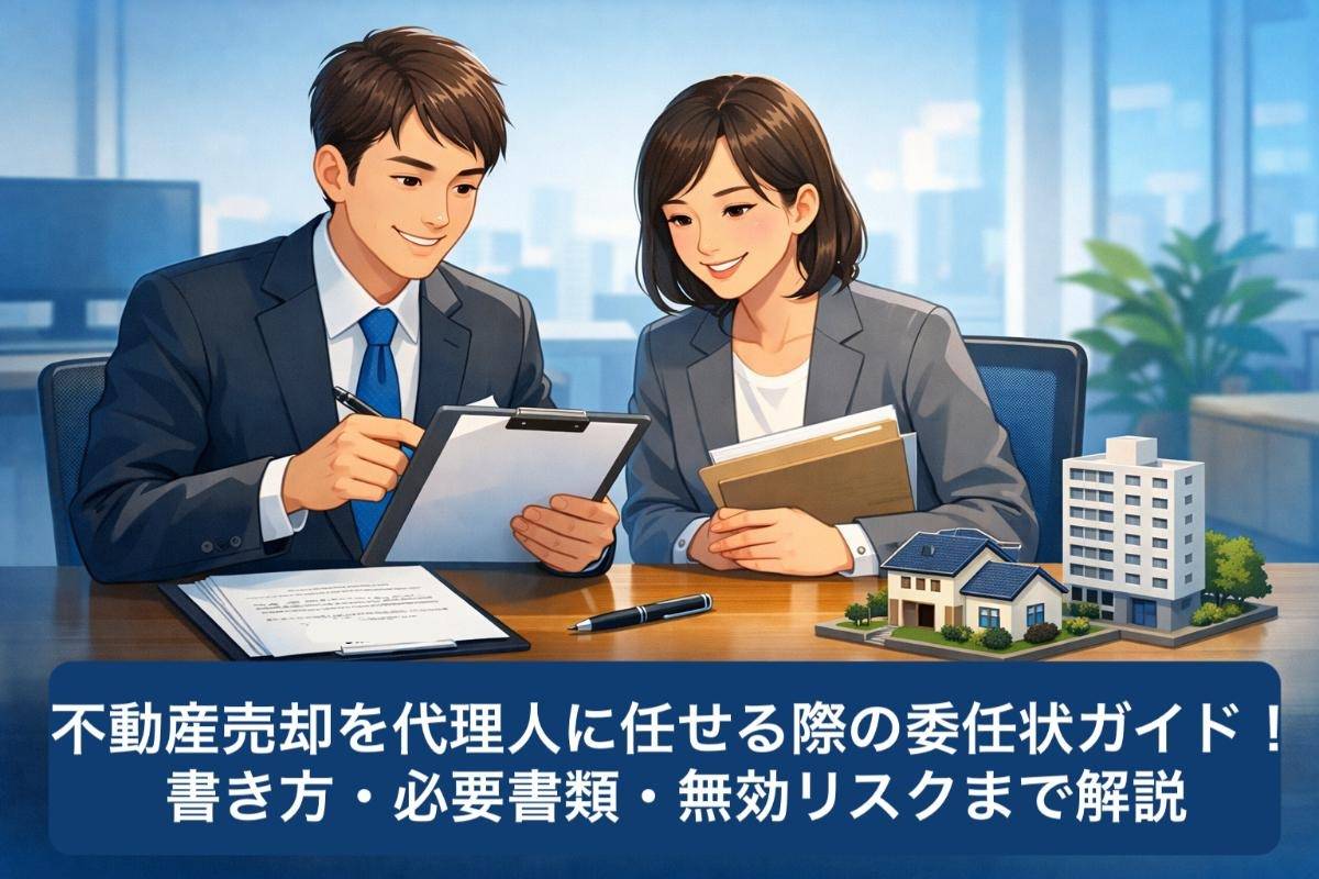 不動産売却を代理人に任せる際の委任状ガイド！書き方・必要書類・無効リスクまで解説