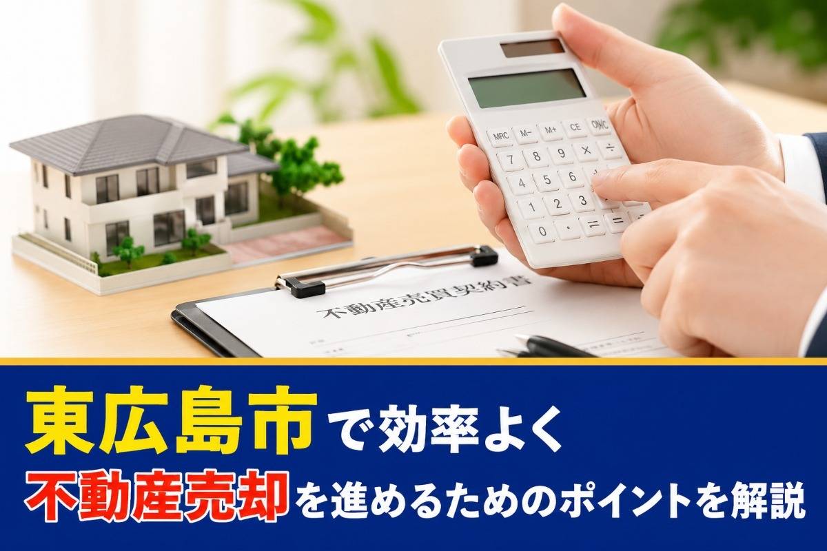 東広島市で効率よく不動産売却を進めるためのポイントを解説