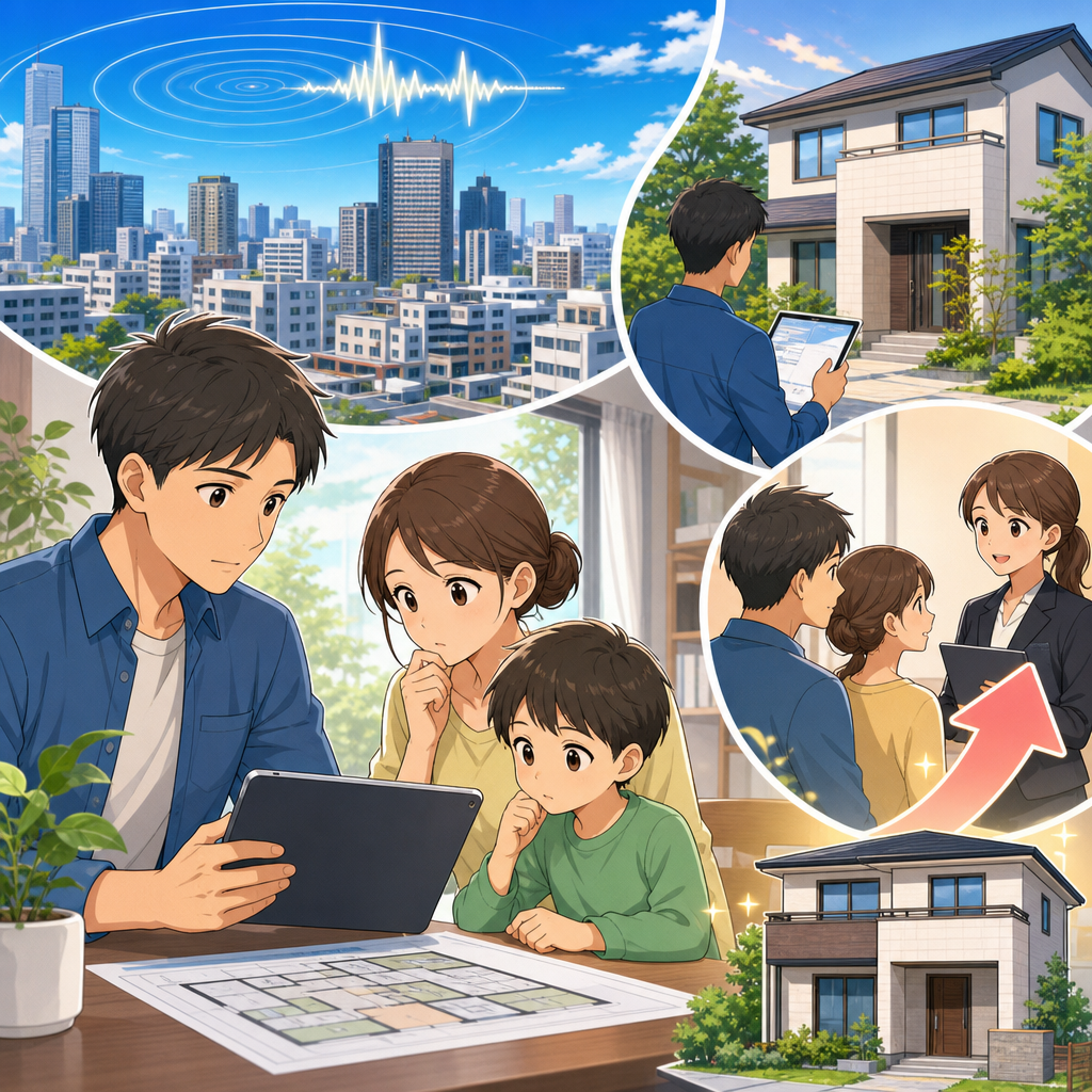 地震速報後の住まい確認と不動産売却の判断