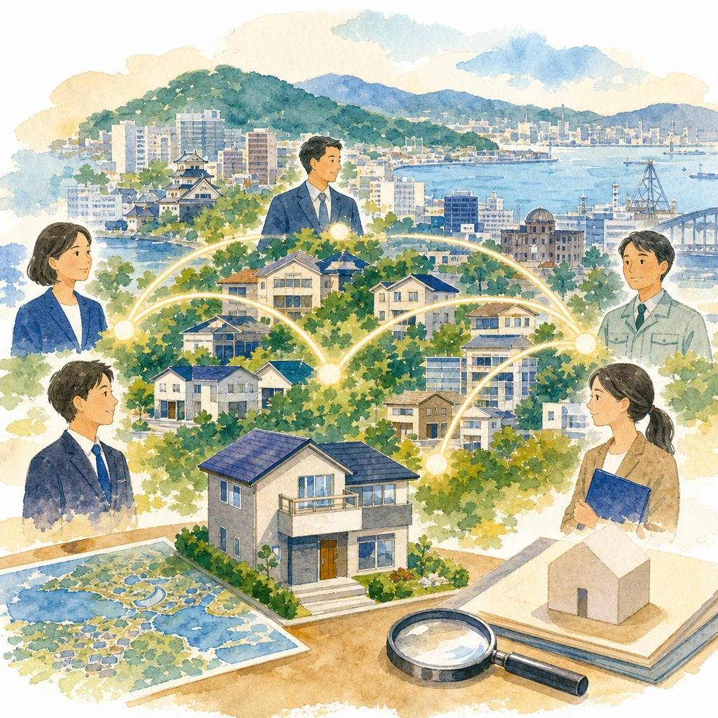 広島不動産売却センターの地域ネットワーク活用